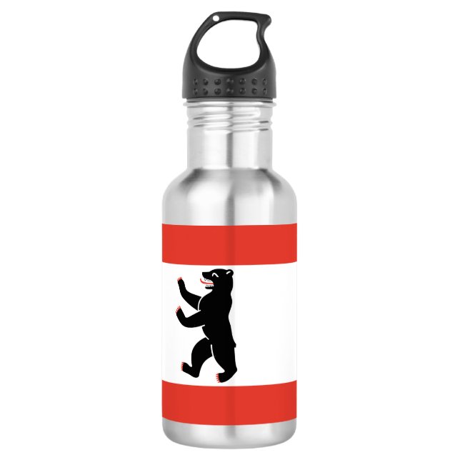 Bandera de la botella de agua de acero inoxidable  (Anverso)