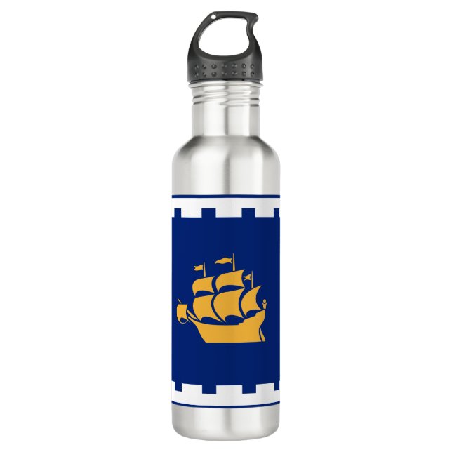 Bandera de la botella de agua de acero inoxidable  (Anverso)