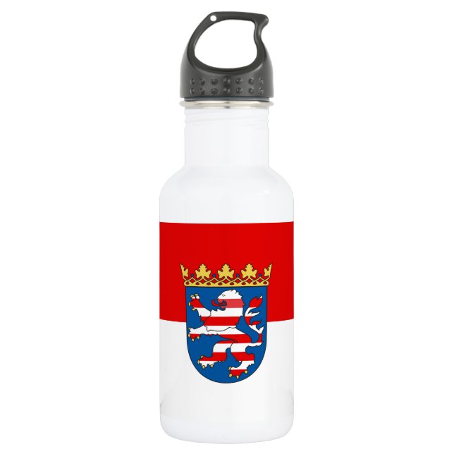 Bandera de la botella de agua de Hesse (Anverso)