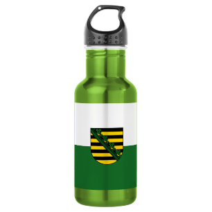 Bandera de la botella de agua de Sajonia