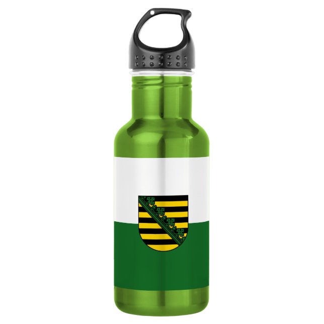 Bandera de la botella de agua de Sajonia (Anverso)