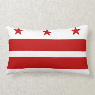 Bandera de la C.C. de Washington, almohada de la