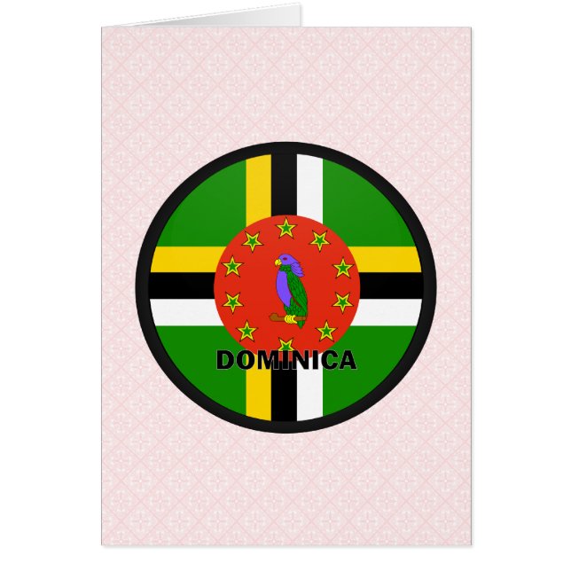 Bandera de la calidad de Dominica Roundel (Frente)