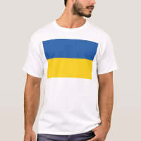 Bandera de la camiseta botón de Ucrania