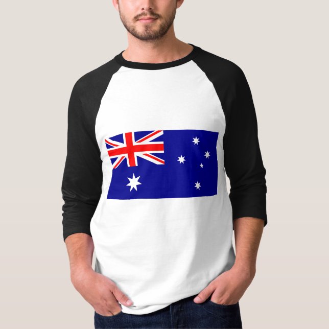 Bandera de la camiseta de Australia (Anverso)