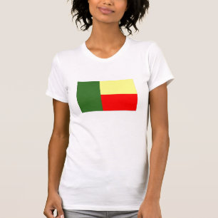 Bandera de la camiseta de Benin para las mujeres