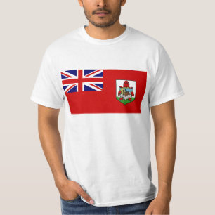 Bandera de la camiseta de Bermudas