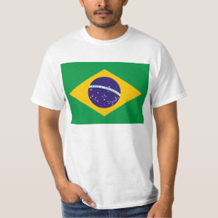 Bandera de la camiseta de Brasil