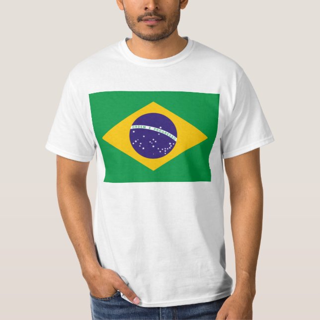 Bandera de la camiseta de Brasil (Anverso)