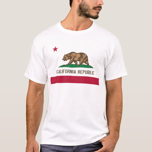 Bandera de la camiseta de California (Anverso)