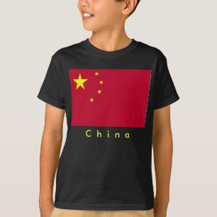 Bandera de la camiseta de China