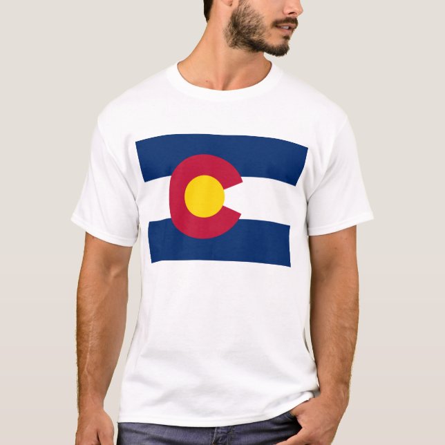 bandera de la camiseta de Colorado (Anverso)