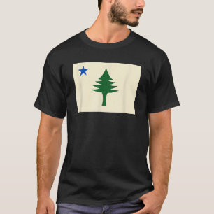 Bandera de la camiseta de Maine 1901
