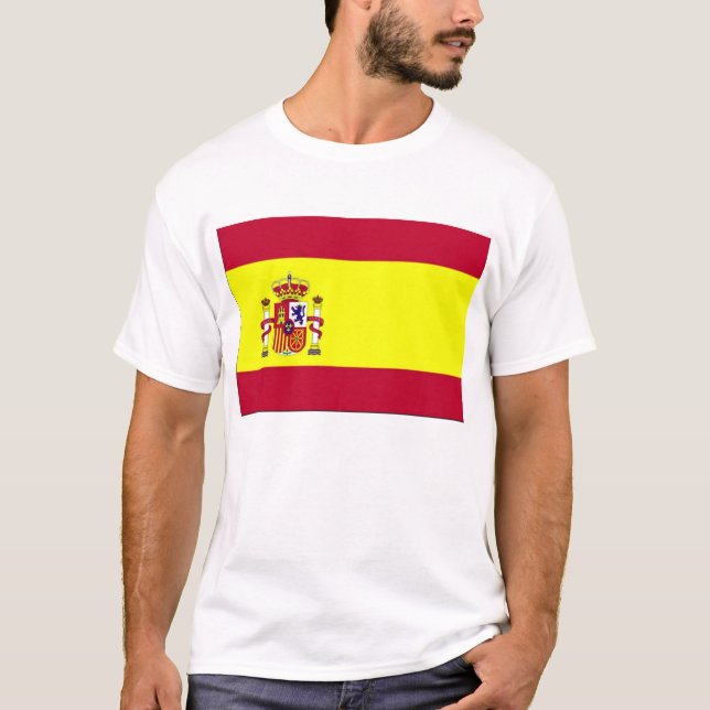 Bandera de la camiseta de un niño pequeño de Españ (Anverso)