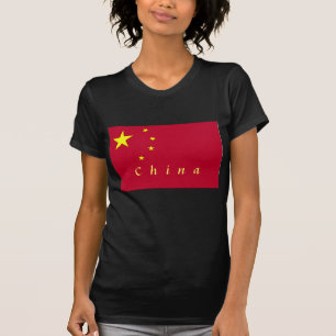 Bandera de la camiseta femenina de China