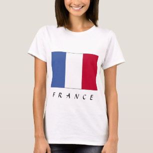 Bandera de la camiseta femenina de Francia