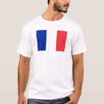 Bandera de la camiseta francesa<br><div class="desc">Bandera de la camiseta francesa</div>