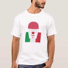 Bandera de la camiseta italiana de la Copa Italian