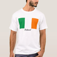 Bandera de la camiseta para hombre de Irlanda