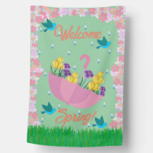 Bandera de la casa de primavera