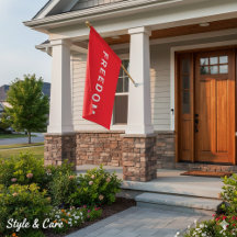 Bandera de la Casa Roja a prueba de meteorología