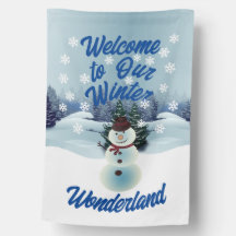 Bandera de la casa Winter Wonderland