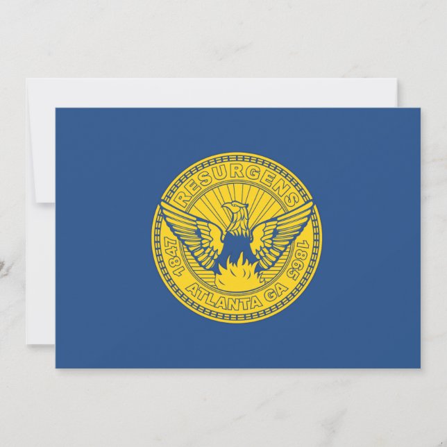 Bandera de la ciudad de Atlanta (Anverso)