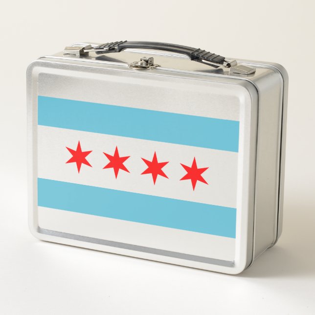 Bandera de la ciudad de Chicago (Anverso)