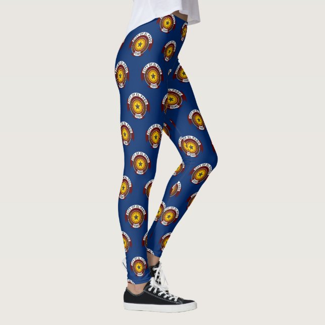 Bandera de la ciudad de El Paso, Leggings de Texas (Derecha)
