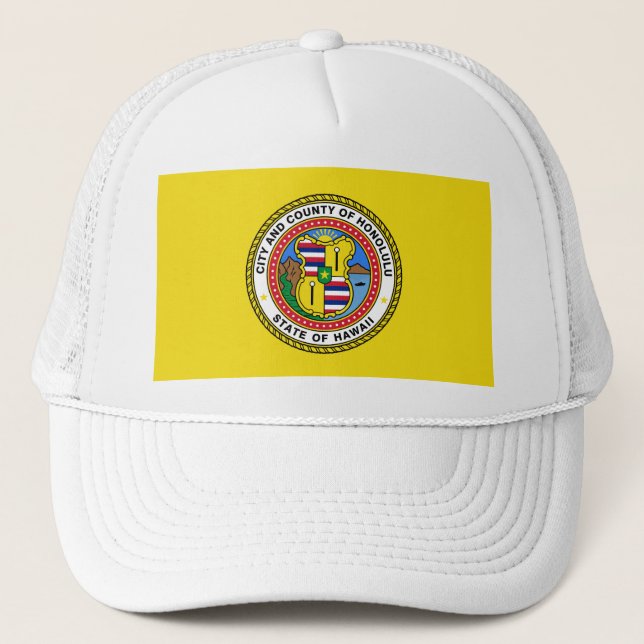 Bandera de la ciudad de Honolulu, Gorra de Sudores (Anverso)