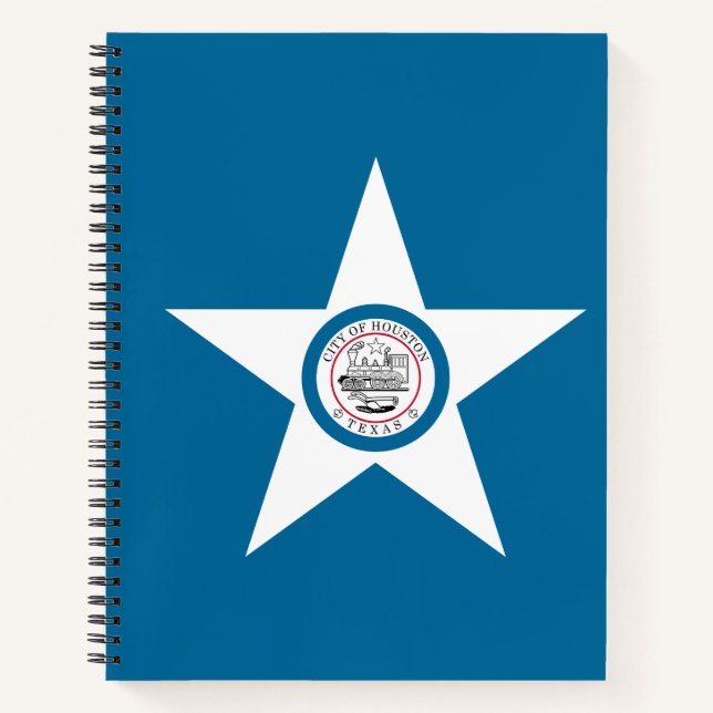 Bandera de la ciudad de Houston, Texas Cuaderno (Anverso)