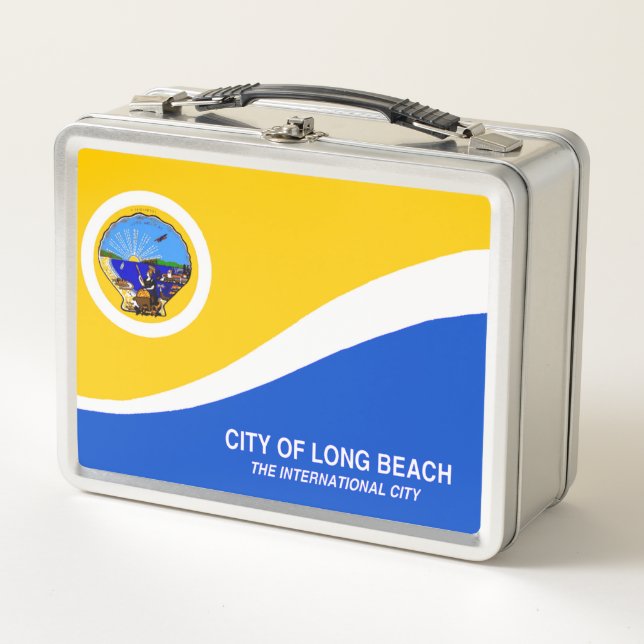 Bandera de la ciudad de Long Beach (Anverso)
