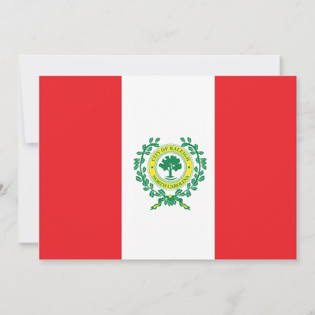 Bandera de la ciudad de Raleigh (Anverso)
