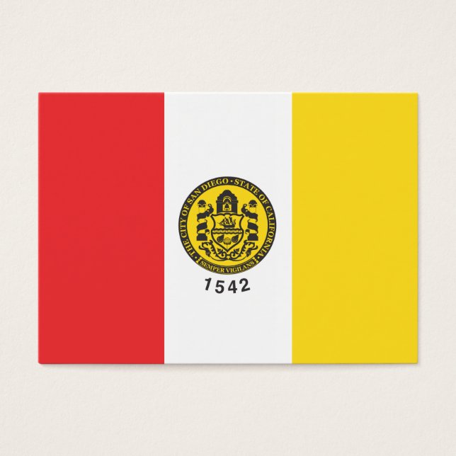 Bandera de la ciudad de San Diego (Frente)