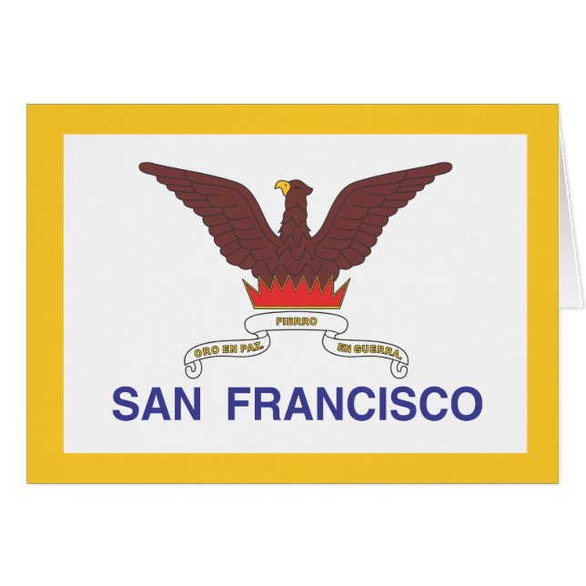 Bandera de la ciudad de San Francisco (Anverso (Horizontal))