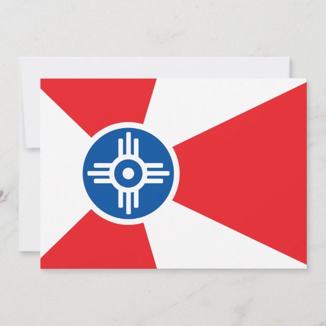 Bandera de la ciudad de Wichita (Anverso)