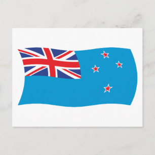 Bandera de la Dependencia de Ross Tarjeta Postal