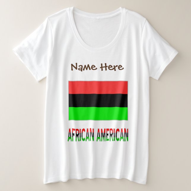 Bandera de la Diáspora Afroamericana Personalizada (Anverso del diseño)