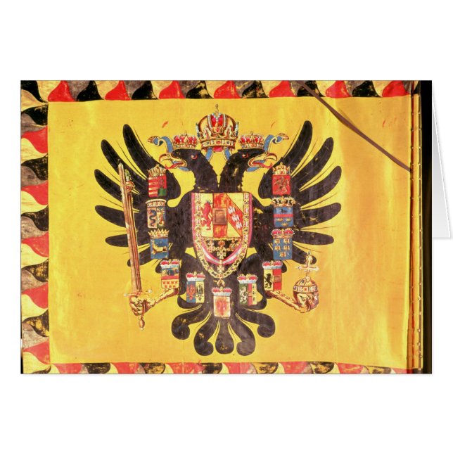 Bandera de la dinastía imperial de Habsburgo, (Anverso (Horizontal))