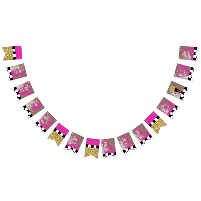 Bandera de la diva de Hip Hop Baby Shower Lil (Todo)