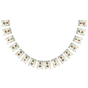 Bandera de la ducha de novia occidental para ser D