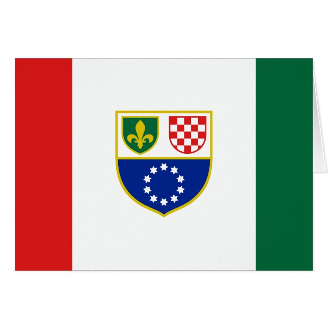 Bandera de la Federación de Bosnia y Herzegovina (Anverso (Horizontal))