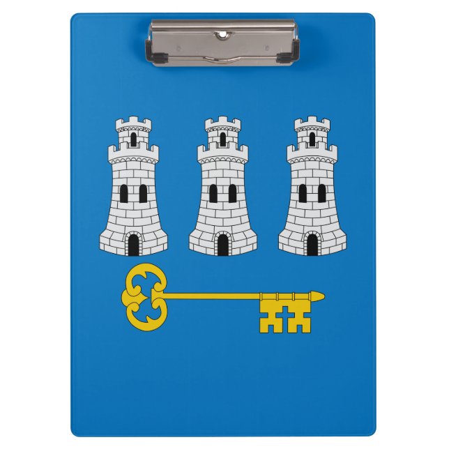 Bandera de La Habana, portapapeles de Cuba (Anverso)