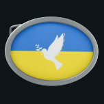 Bandera de la hebilla del cinturón de paz de la li<br><div class="desc">Bandera del Cinturón Ucraniano Se Ocupó De La Paz - Libertad - Apoyo a la Paz - Solidaridad - Bandera Ucraniana - Juntos Fuertes - ¡Victoria de la Libertad! Hagamos del mundo un lugar mejor - ¡todos juntos! Un mundo mejor comienza - depende - ¡los necesita también! Puede transferir a...</div>