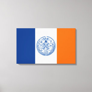Bandera de la impresión de lienzo en Nueva York
