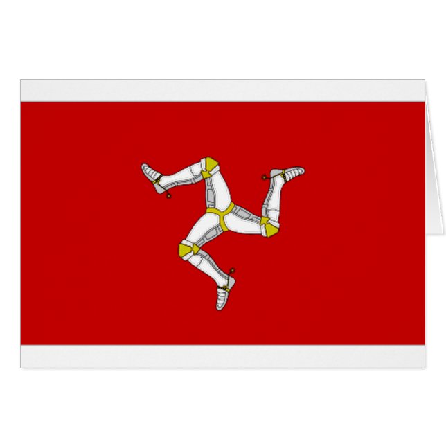 Bandera de la Isla de Man (Anverso (Horizontal))