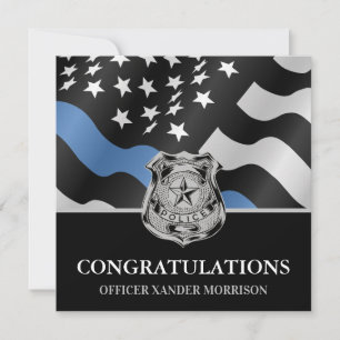 Bandera de la Línea Azul de la policía