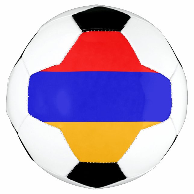 Bandera de la pelota de fútbol de Armenia (Anverso)