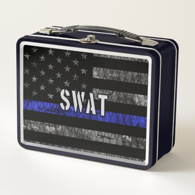 Bandera de la policía de SWAT con problemas (Anverso)