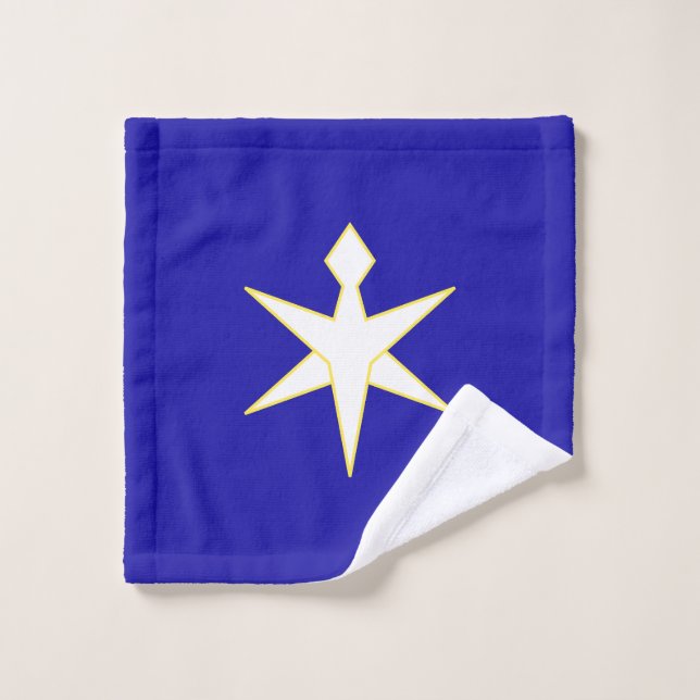 Bandera de la prefectura de Chiba, Japón (Toallita)